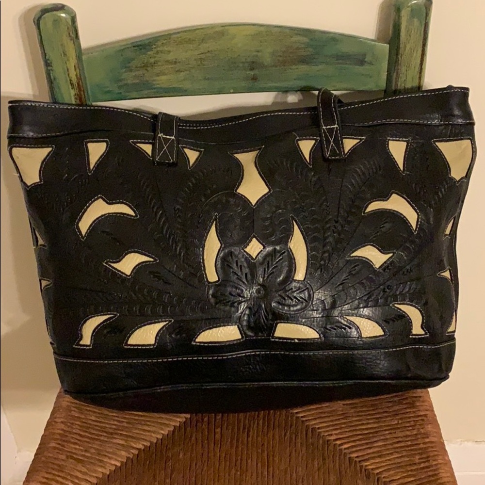 Leaders in Leather Large Tote